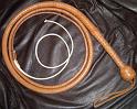 8ft Natural Tan 12 plait David Morgan Style Indiana Jones Bullwhip 1F